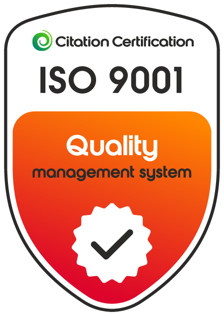 ISO 9001 Quality Management certified